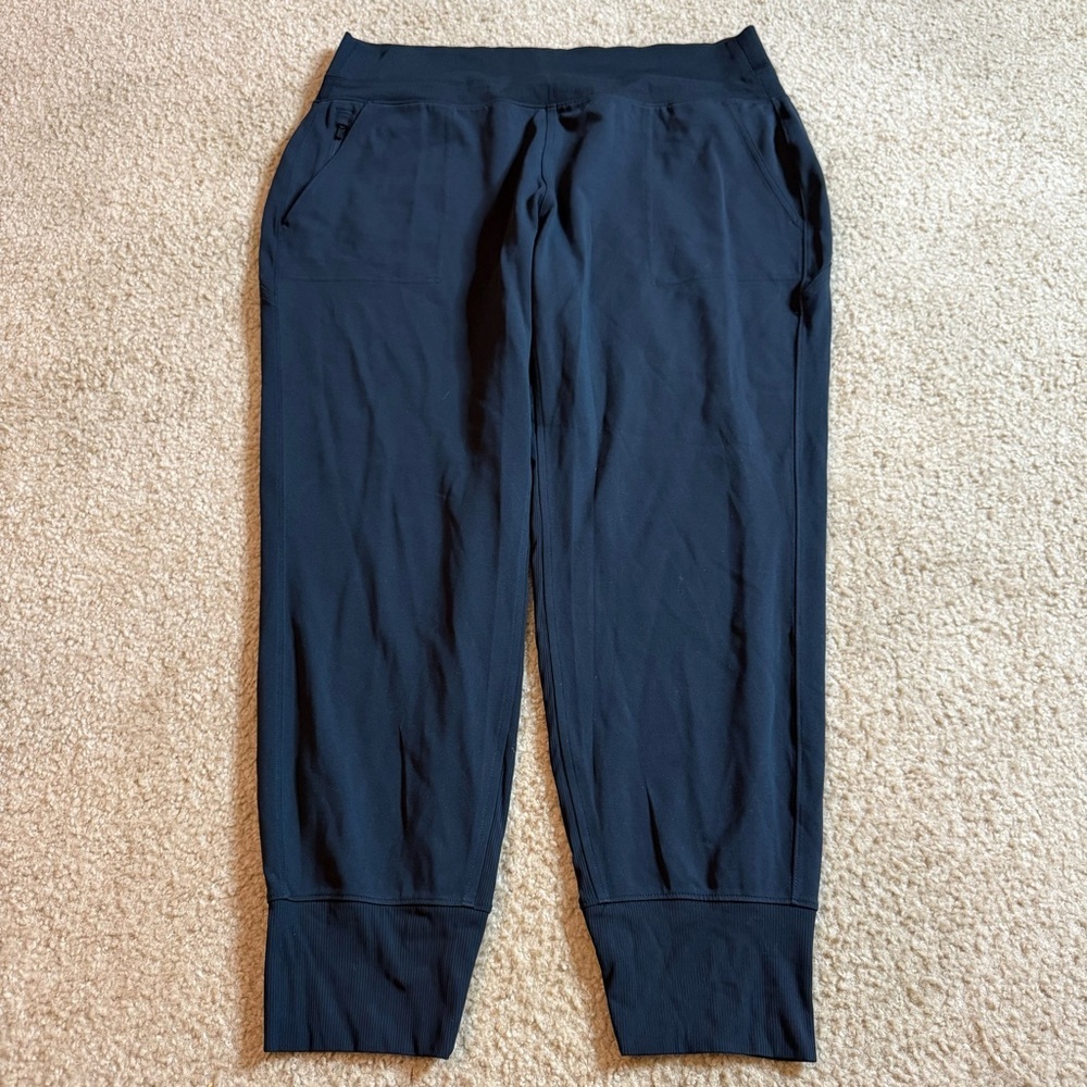 Athleta Black Jogger Track Pants - Picture 2 of 5